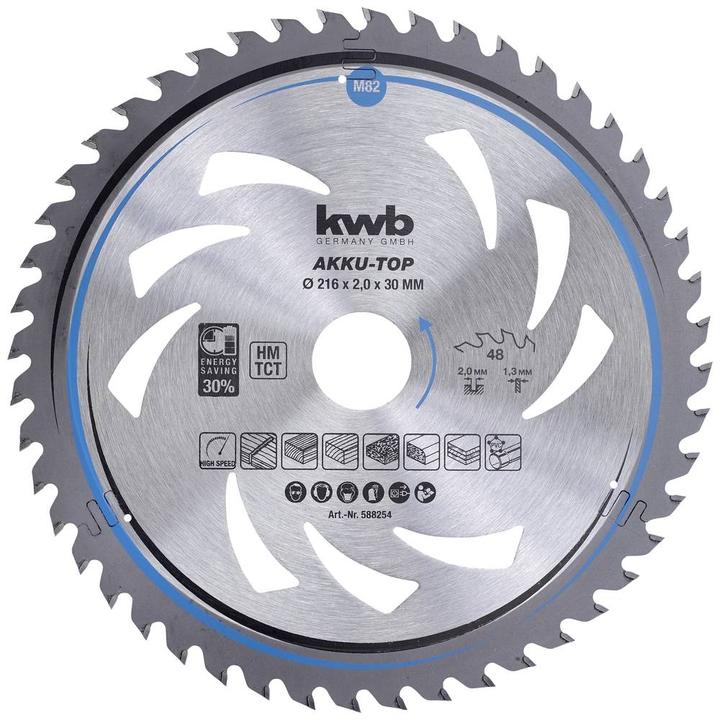 Immagine prodotto kwb Lama per sega circolare in metallo duro THIN CUT CIRCULAR SAW BLADE, HARDLOCKED