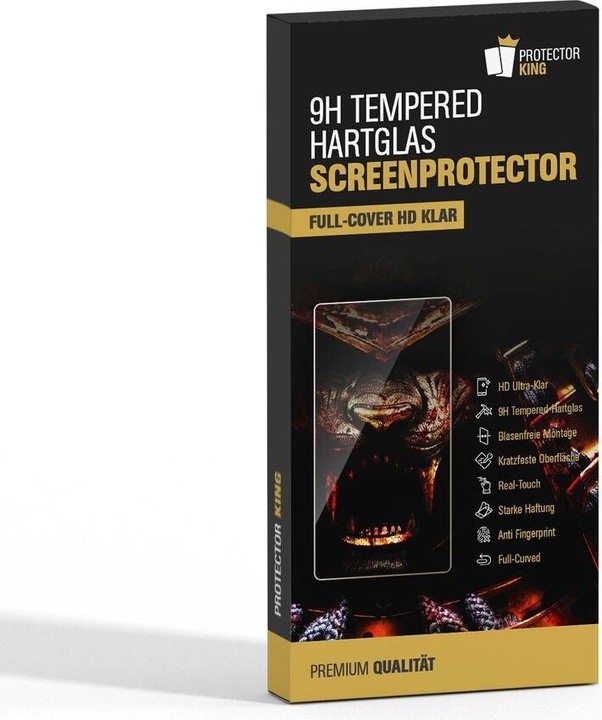 Produktbild Protectorking 1x echtes Tempered 9H Panzerhartglas 3D KLAR (1 Stück, IPad 2)