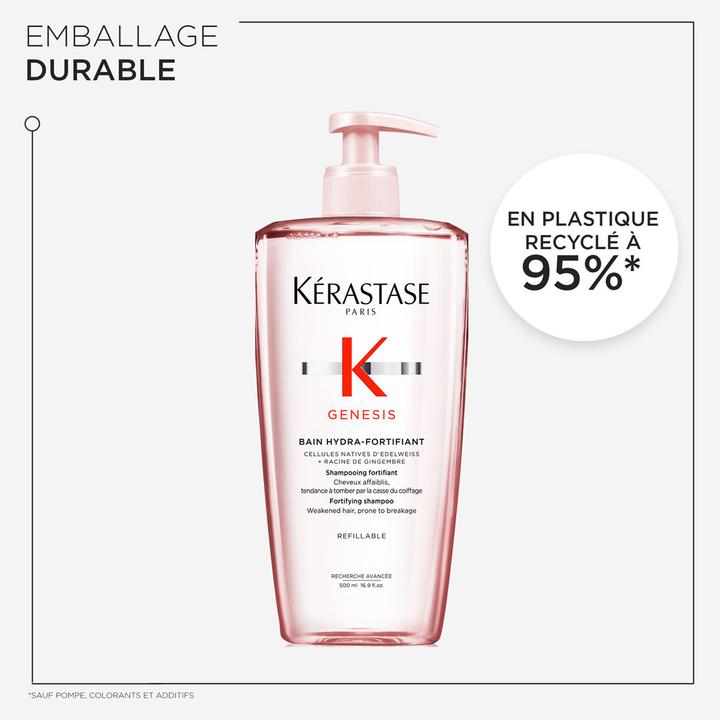 Actual product image Kérastase Genesis Bain Hydra (1000 ml, Liquid shampoo)