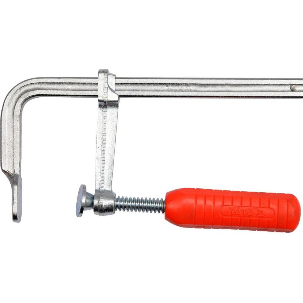 Yato, Morsa + Strettoio, Morsetto F forgiato 200x80MM CROMATO (200 mm)