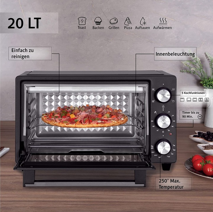 Produktbild Icqn Minibackofen 20L