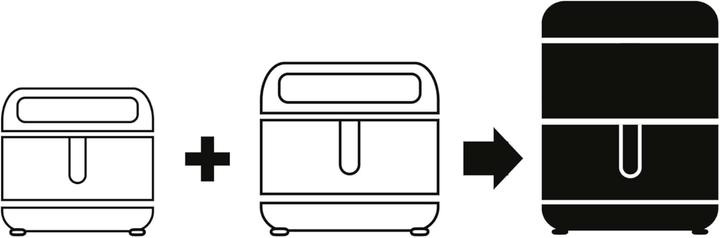 Actual product image Gourmetmaxx FryUp Dual Chamber Air Fryer