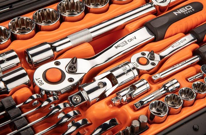 Immagine prodotto Neo Set di utensili 71 pezzi (08-690) (1/4", 1/2")
