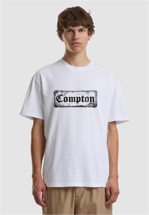 Produktbild MT Compton License Plate Oversize Tee white S (S)
