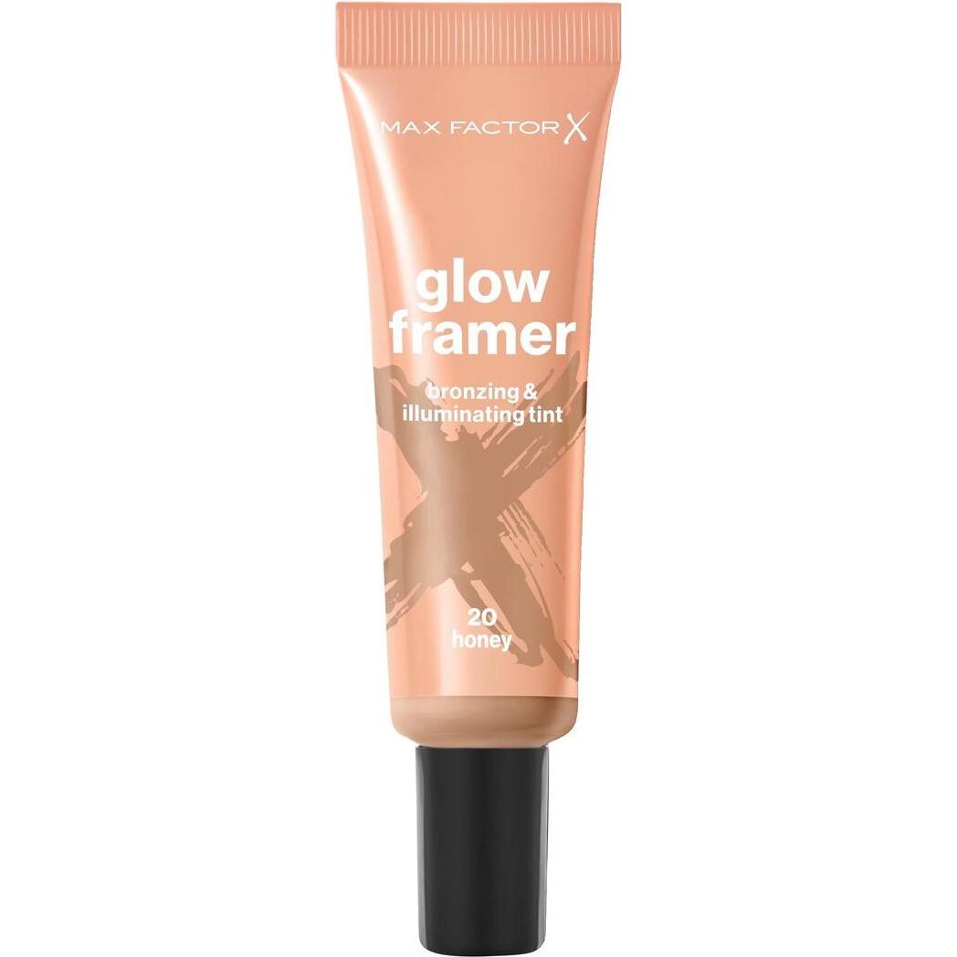 Max Factor Bronzo Illuminante + Bronzer, Glow Framer Bronzing And Highlighting Tint #20-Honey 30 Ml (N 20-Miele, Bronzer, 30 Ml)