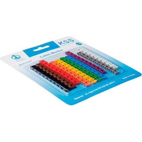 ACT, Accessori per il collegamento dei cavi, Marcatori per cavi, colorati. Descrizione: Marcatori di cavi Marcatori di cavi 0-9