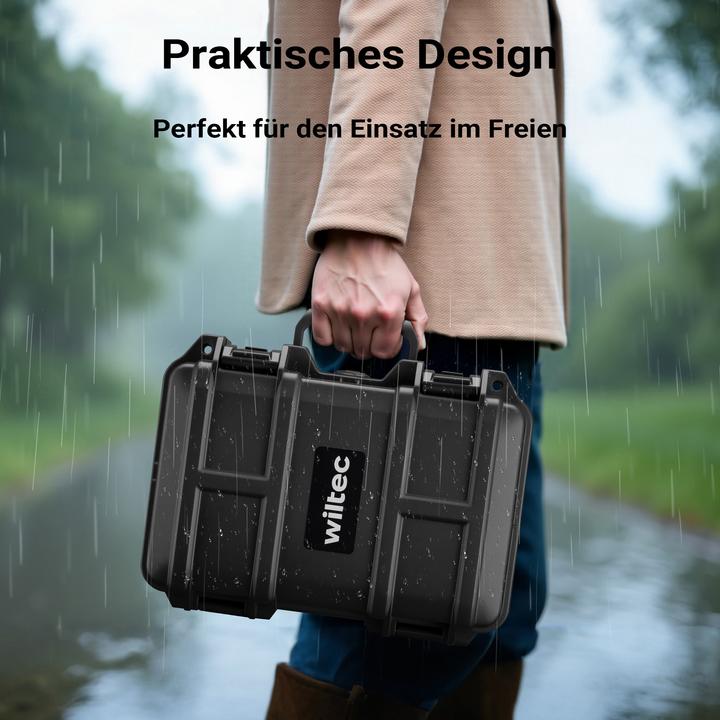 Produktbild Wiltec Universalkoffer 32x22,9x11,2cm wasserdicht Transportkoffer Schutzkoffer