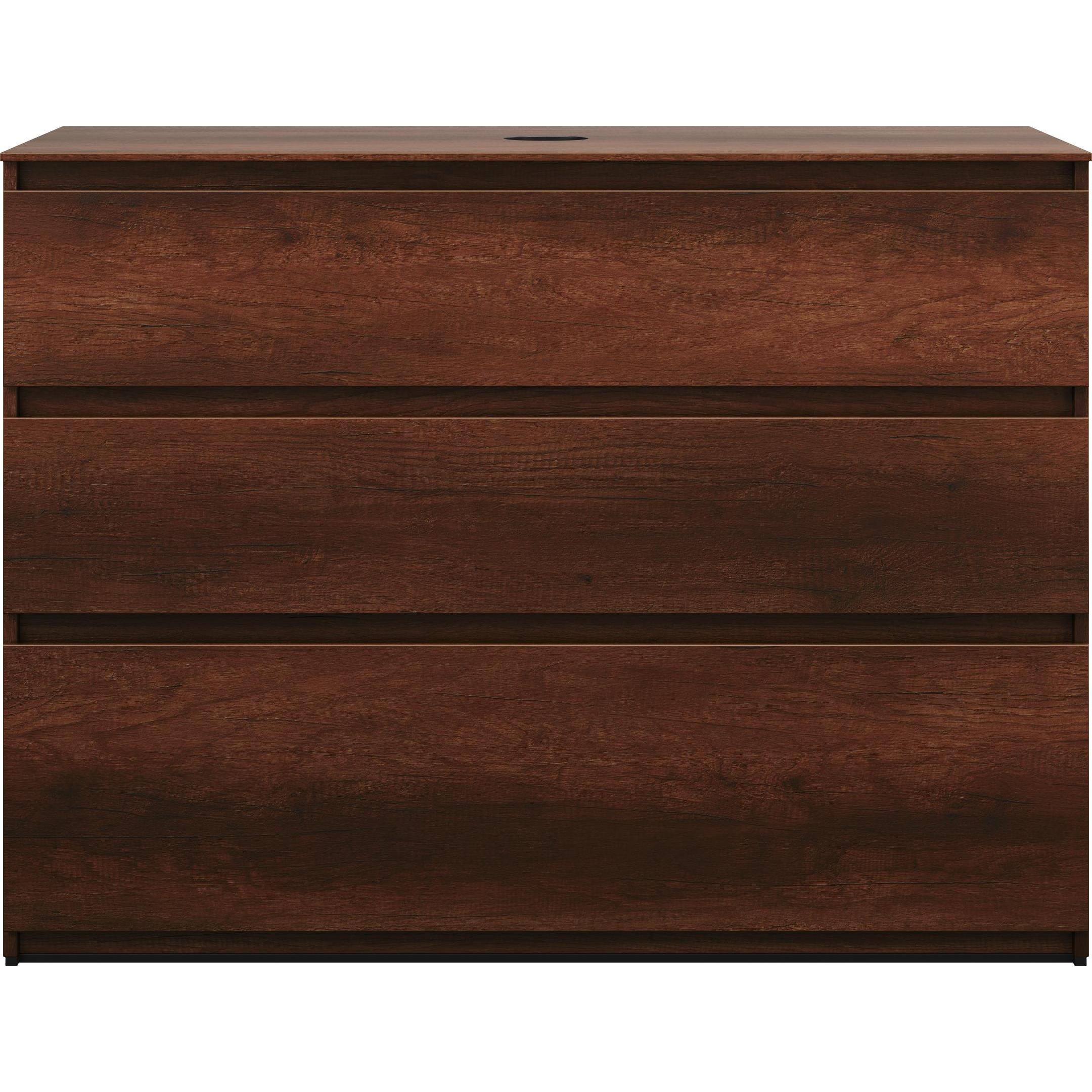 burgbad, Waschtischkonsole, Lin20 Waschtischunterschrank inklusive Konsolenplatte, 3 Auszüge, Tiefe 552, 1202x552x900mm