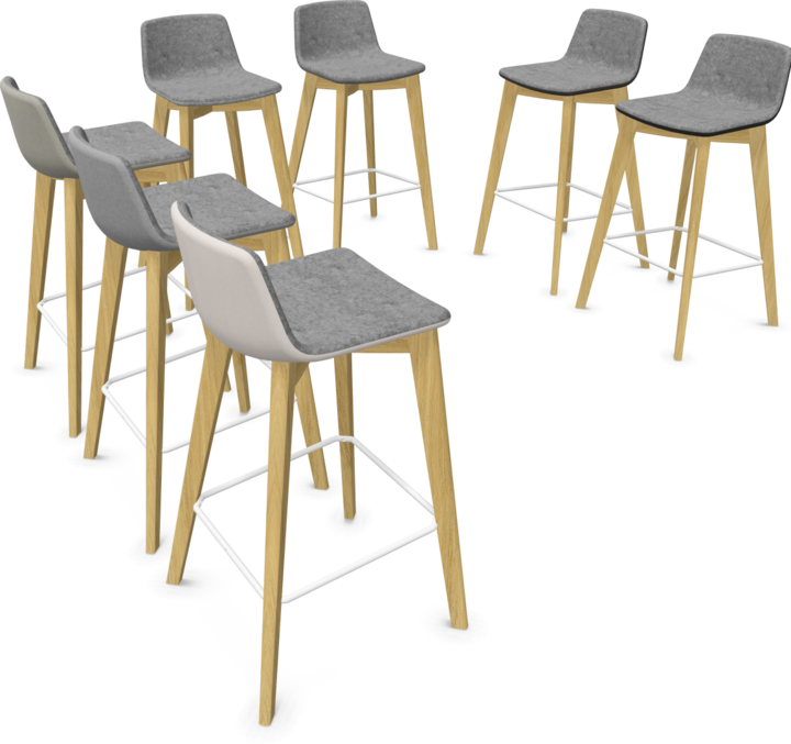 Actual product image Narbutas Twist & Sit Bar Stool