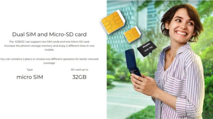 Image du produit Energizer E282SC (2.80", 2 Mpx, 4G)