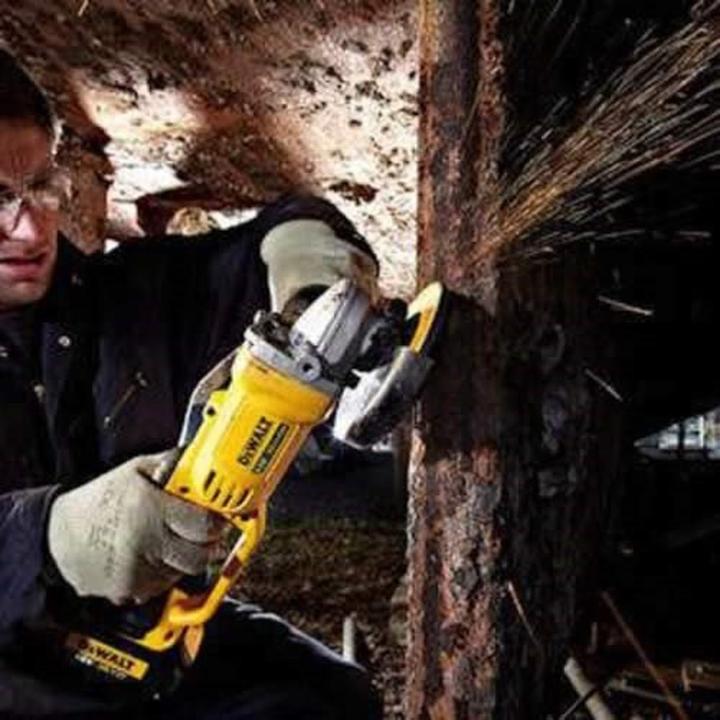 Actual product image DeWalt DCG412NT-XJ Battery Angle Grinder (125 mm)