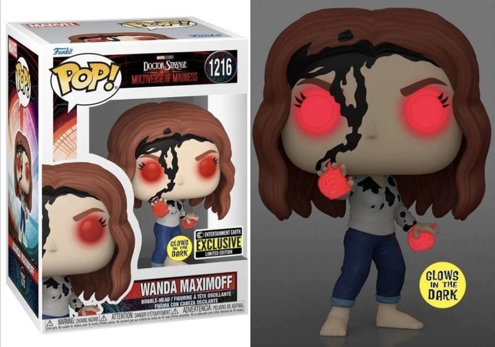 Produktbild Funko POP! Doctor Strange in the Multiverse of Madness - Wanda Maximoff Exclusive Phosphorescente