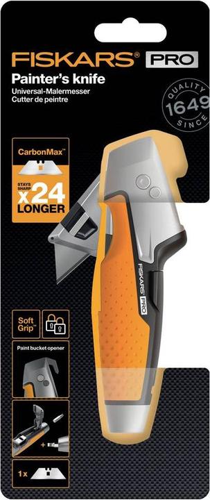 Actual product image Fiskars CarbonMax Universal Painter's Knife 1027225 (Cutters)