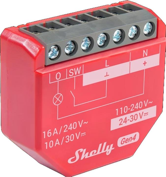 Image du produit Shelly 1PM Gen4 (Actionneur de commutation)