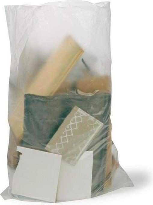 Image du produit Transpak Sac pour colis lourds volume 55l dimensions 580c850mm épaisseur 77µ HDPE transparent (100 x, 55 l)