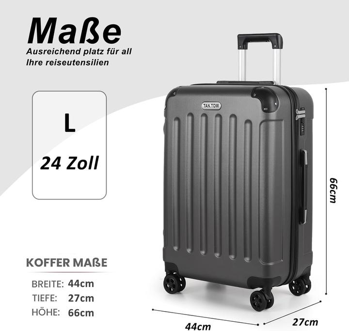 Actual product image Tan.Tomi Grosser Hartschalenkoffer (65 l)