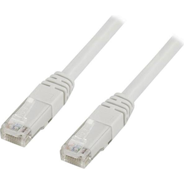Deltaco U/UTP Cat6 patchkabel, LSZH, 25m, vit (U/UTP, CAT6, 25 m), Netzwerkkabel