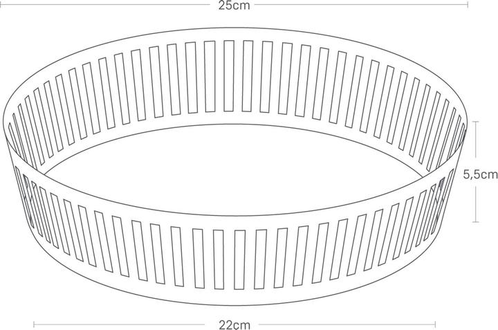 Actual product image Yamazaki TOWER fruit basket (Ø 25 cm)