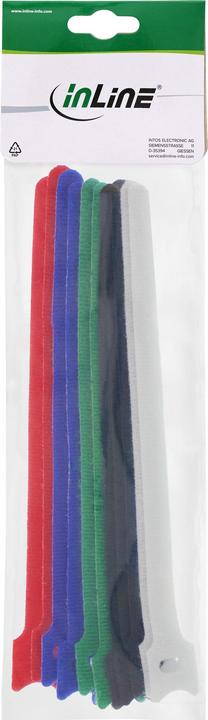 Immagine prodotto InLine Fascetta di fissaggio in velcro (Fascette in velcro, 125 mm, 10 pz.)