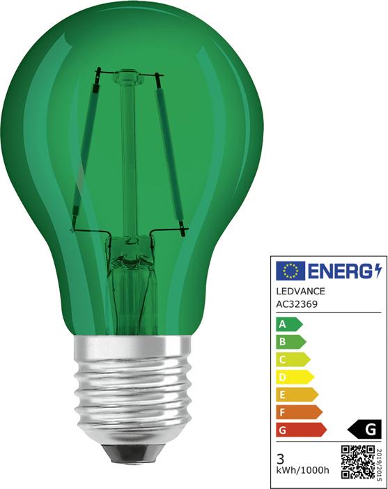 Produktbild Osram Led Star Décor Classic A (E27, 2.50 W, 45 lm, 1 x, G)