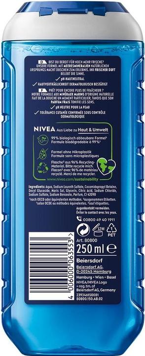 Actual product image NIVEA MEN Men Pflegedusche Fresh Ocean (n) 250 ml (250 ml)