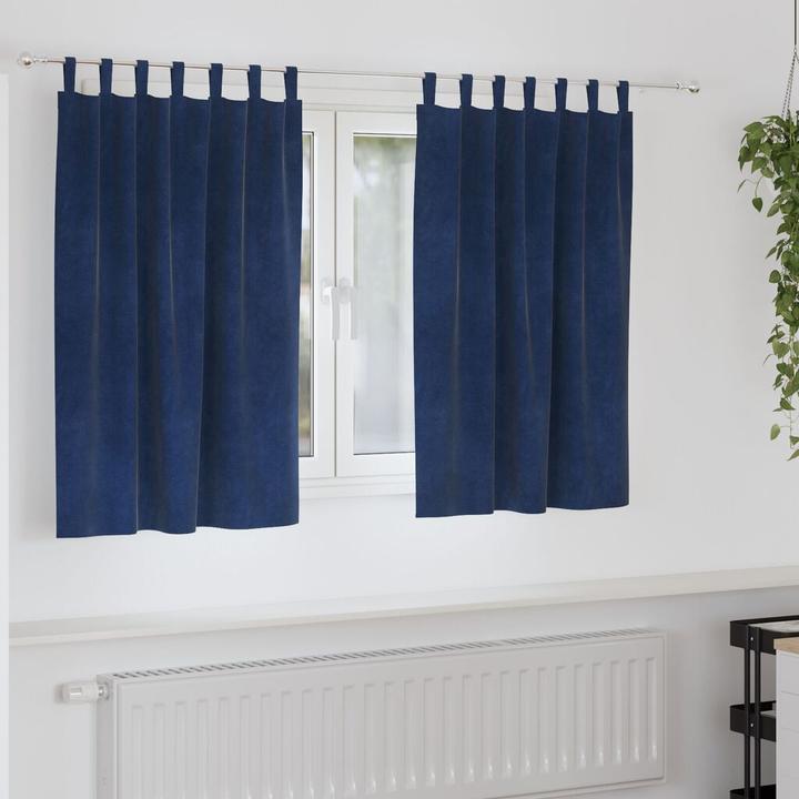 DWCN Tende Oscuranti con Occhielli, 2 pezzi Tende per Soggiorno e Camera da Letto, Turchese, 140x245 CM (Larghezza x Altezza