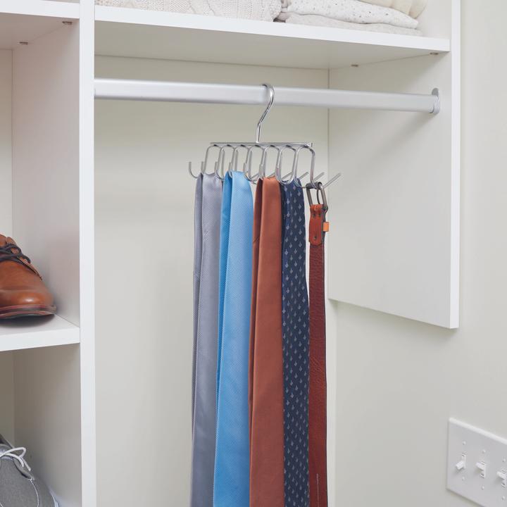 Immagine prodotto iDesign Porta cravatte e cinture cromato (16 x)