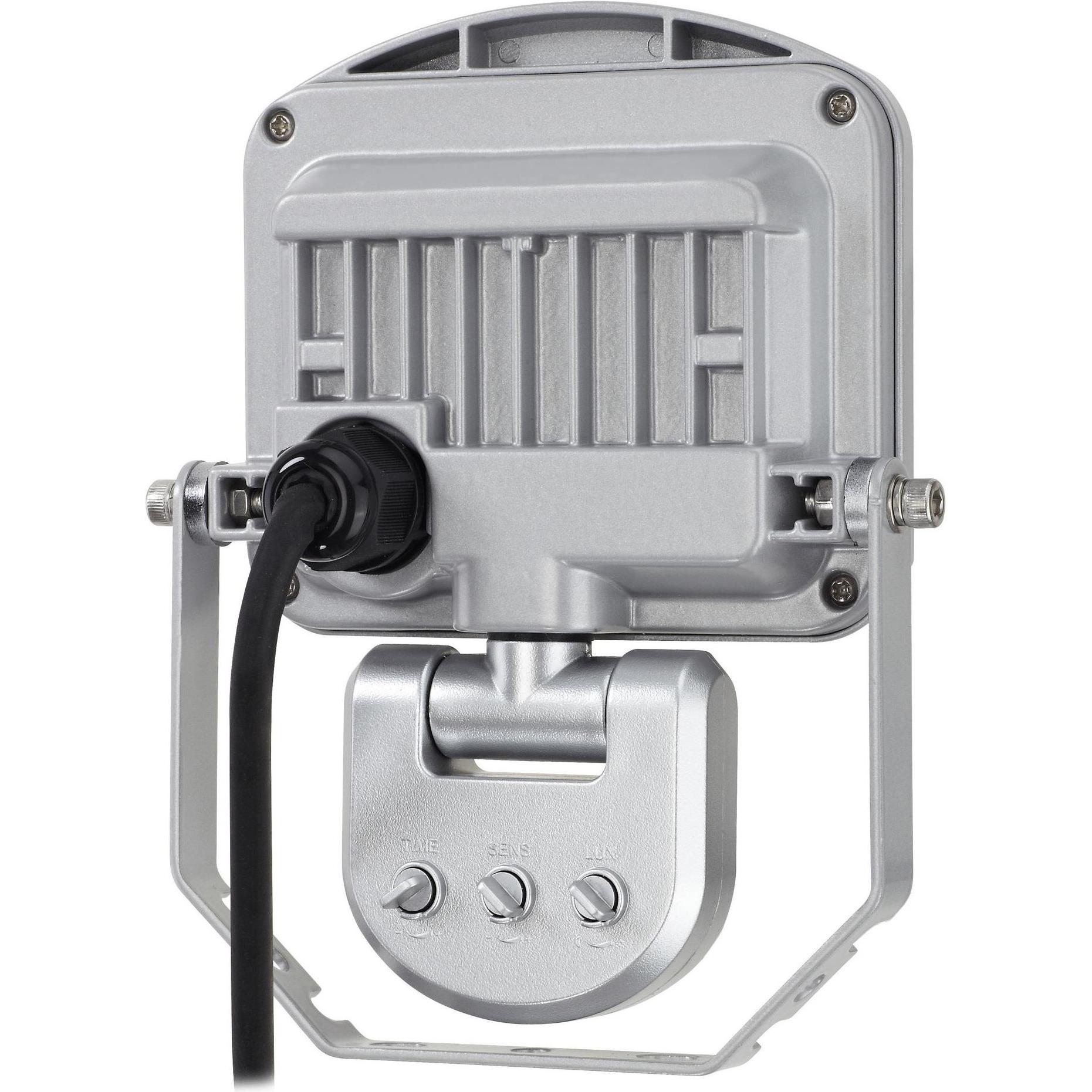 Ledino, Fassadenbeleuchtung, LED-Strahler m. Sensor (800 lm, IP54)