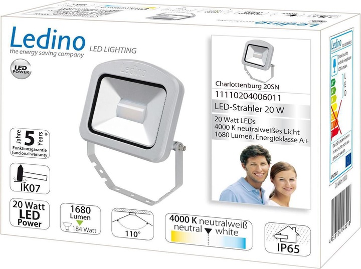 Image du produit Ledino Spot LED Charlottenburg (1680 lm, IP65)