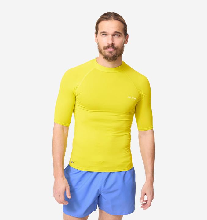 Produktbild Olaian UV-Shirt kurzarm Herren 100 neongelb (XXL)