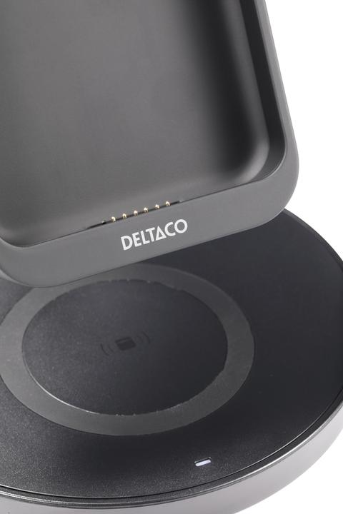 Productafbeelding Deltaco Magnetinis belaidis įkroviklis 3in1, nuimama išorinė baterija, skirtas iPhone/Apple (18 W)