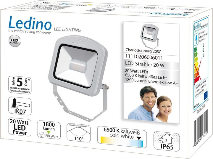 Image du produit Ledino Projecteur à LED Charlottenburg (1800 lm, IP65)