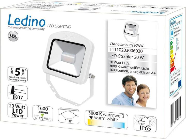 Actual product image Ledino LED spotlight Charlottenburg (1600 lm, IP65)