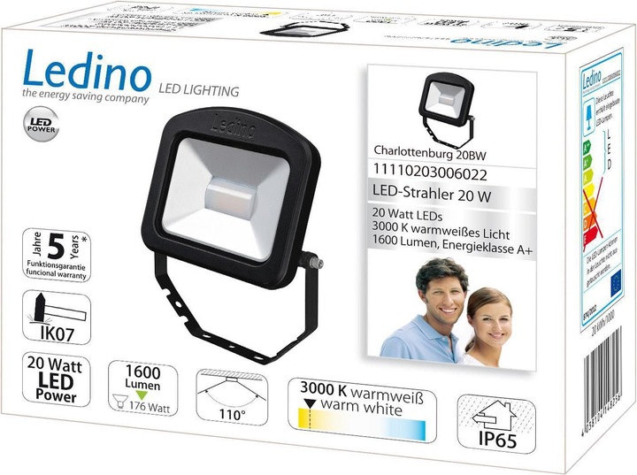 Image du produit Ledino Projecteur LED Charlottenburg (1600 lm, IP65)