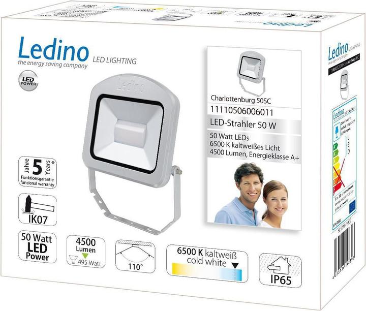 Actual product image Ledino LED spotlight Charlottenburg (4500 lm, IP65)
