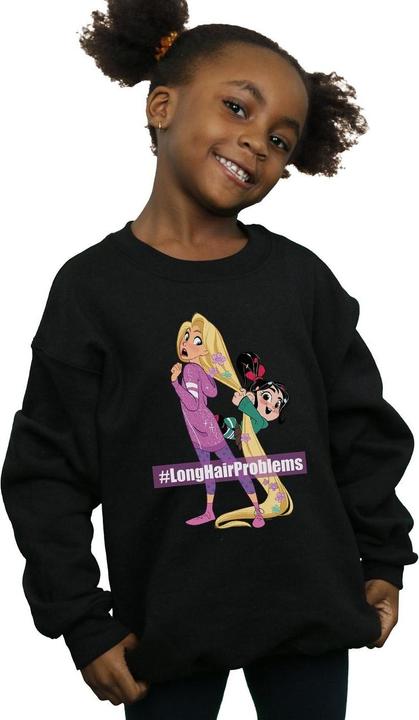 Produktbild Disney Wreck It Ralph Rapunzel And Vanellope Sweatshirt Mädchen (152, 158)
