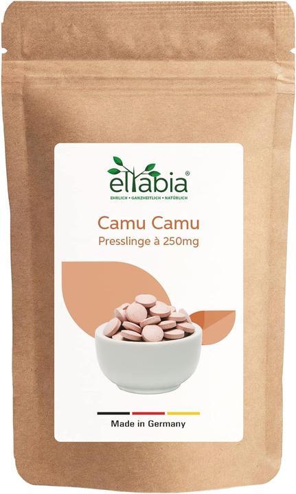 Image du produit Eltabia Camu Camu en comprimés | 250mg Tabs vitamine C naturelle qualité crudité (400 pièce(s), Cachets)