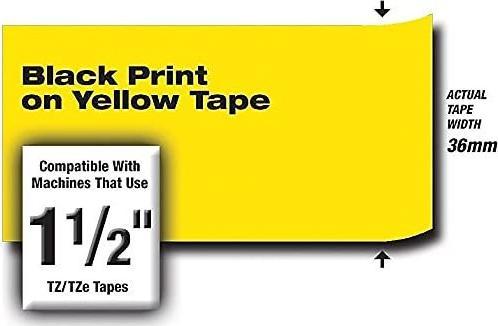 Produktbild Brother Tze-661 (3.60 cm, Gelb, Schwarz)