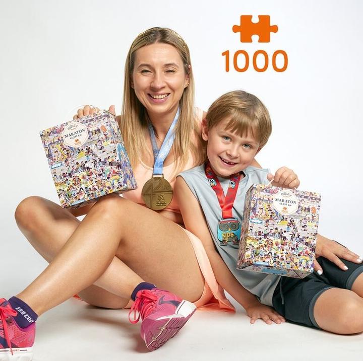 Actual product image Czuczu Puzzle Puzzlove Marathon 42,195 km 1000 pieces (1000 pieces)