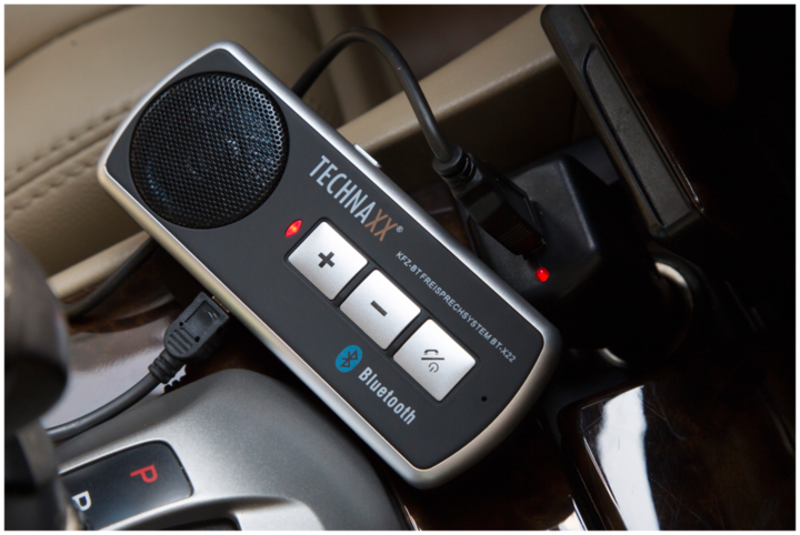Actual product image Technaxx BT-X22 Car Bluetooth Handsfree,Clip Attachment