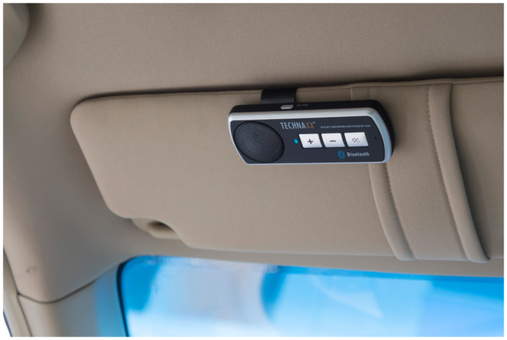 Actual product image Technaxx BT-X22 Car Bluetooth Handsfree,Clip Attachment