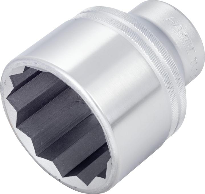Immagine prodotto HAZET Inserto chiave a bussola ∙ a doppio esagono 1000Z-55 ∙ Attacco quadro, cavo, 20 mm (3/4 di po… (55 mm)