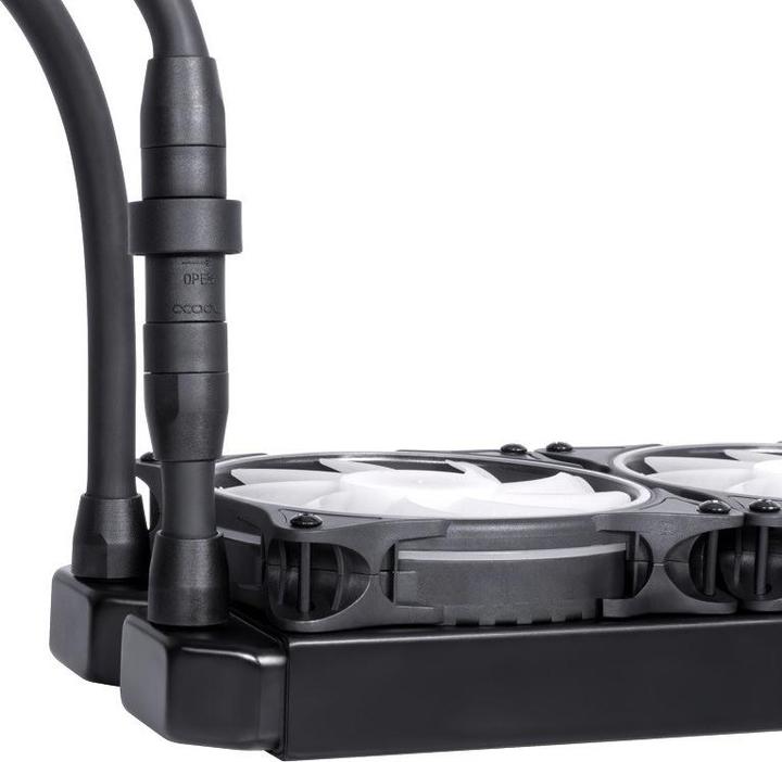 Actual product image Alphacool Eisbaer Pro Aurora 240 CPU complete water cooling, D-RGB