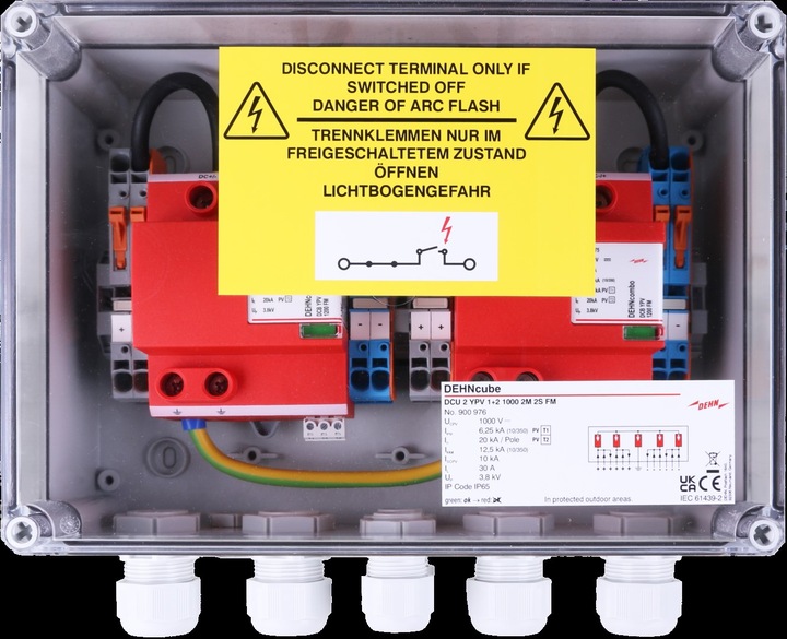 Actual product image Dehn Generator connection box
