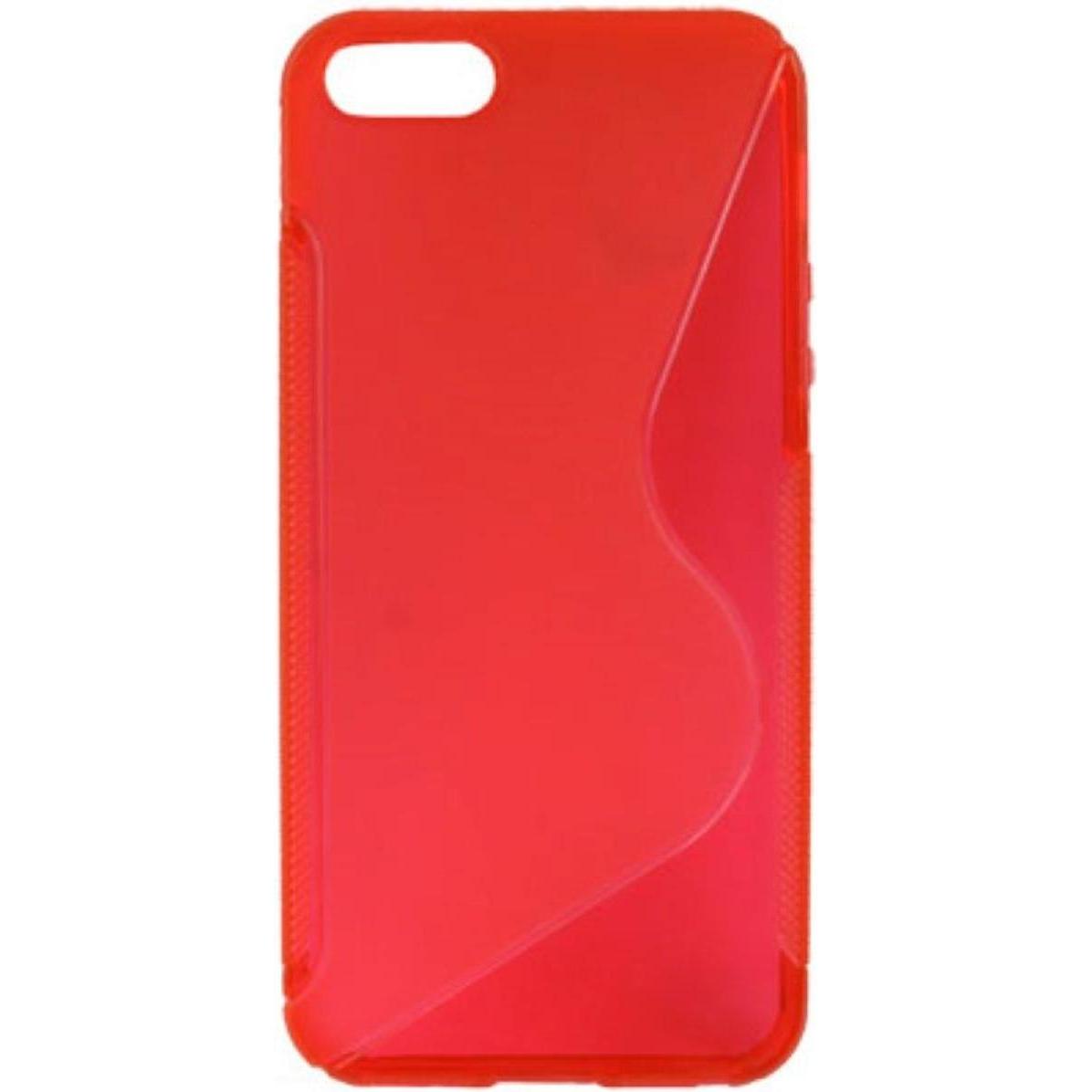 Thumbnail - König Design Schutzhülle TPU Hülle für Handy Apple iPhone 5 & 5s Rot (Apple iPhone 5), Smartphone Hülle, Rot