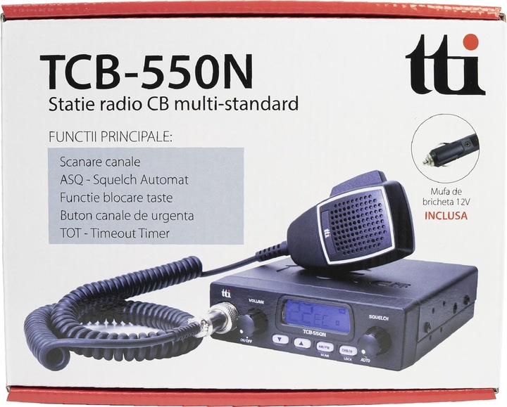 Actual product image Aim TTi CB TTi TCB-550 N radio with automatic squelch
