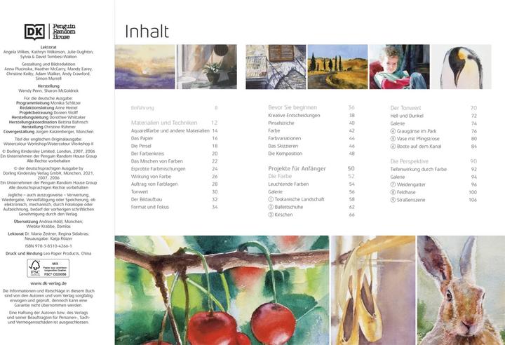 Actual product image Aquarellmalen – ein Workshop (German, Glynis Barnes-Mellish, 2021)
