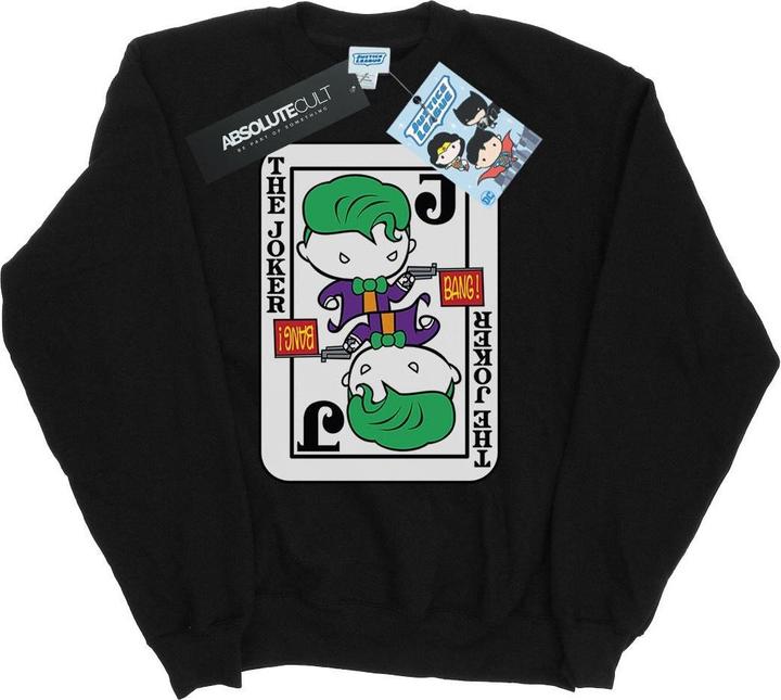 Actual product image Mens Chibi Joker Playing Card Sweatshirt (M)