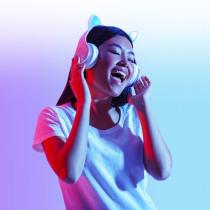 Image du produit casque audio sans fil chat kawaii (Sans fil)