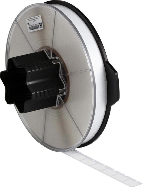 Produktbild Brady WRAP-1-472, Polyimid, matt, Weiss, 19.05 x 12.70 mm, permanent, selbstverlöschend, für Kabeld (1.27 cm)